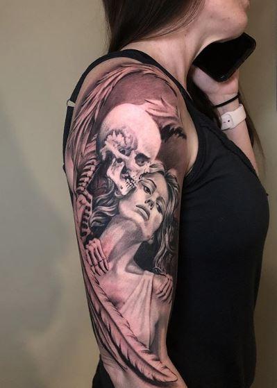 Tattoos - Oak Adams Skeleton Angel - 141720
